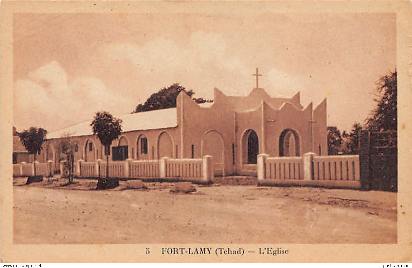 Tchad - FORT-LAMY - L'église - Ed. Mistral 5 - Tsjaad