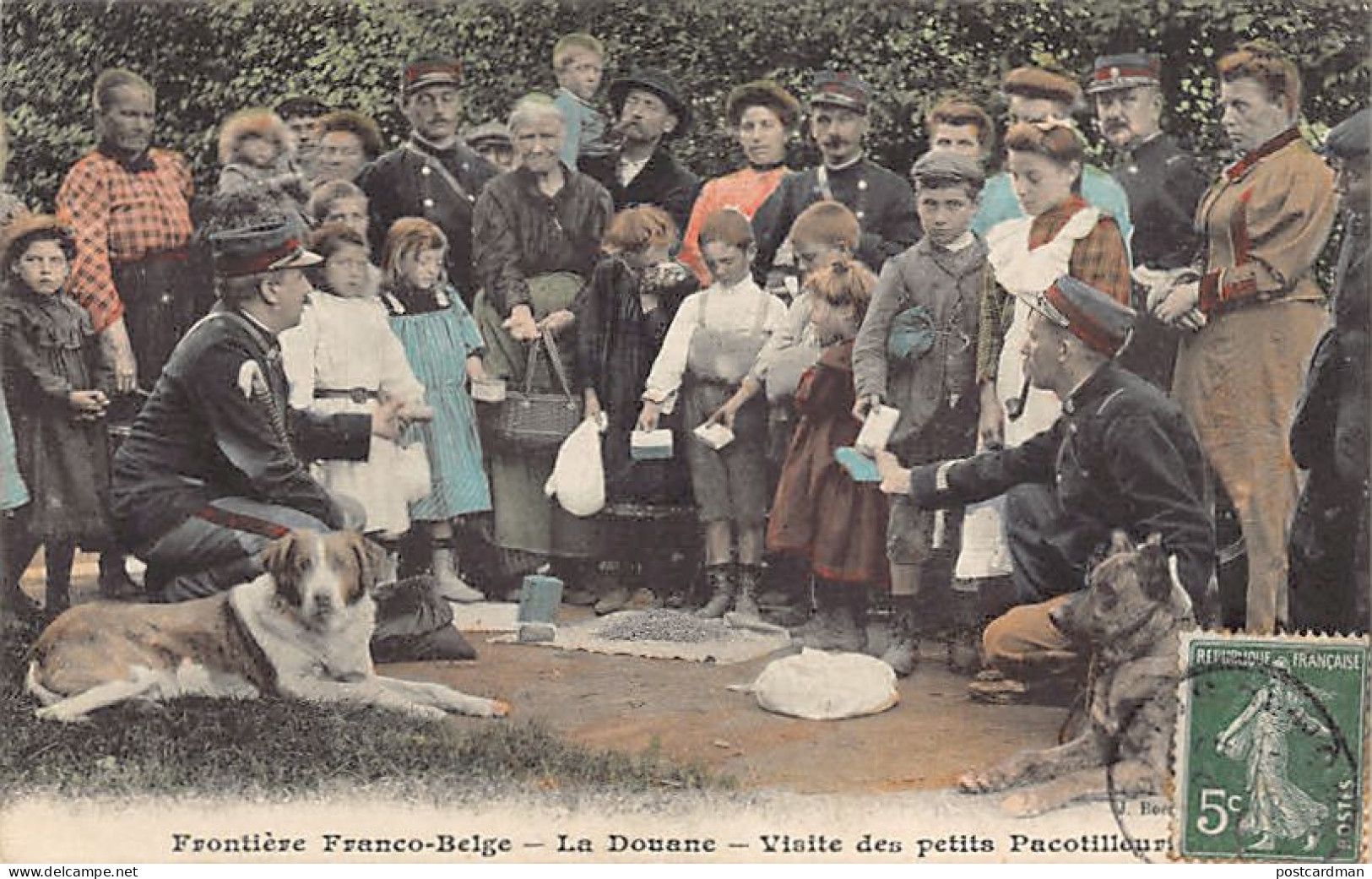 FOURMIES (59) Frontière Franco-Belge - La Douane - Visite Des Petits Pacotilleurs - Ed. J. Boëns - Fourmies
