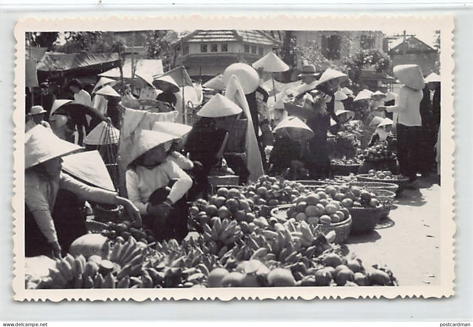 Viet Nam - NHA TRANG - Le Marché - CARTE PHOTO Ed. Ba Giai - Vietnam