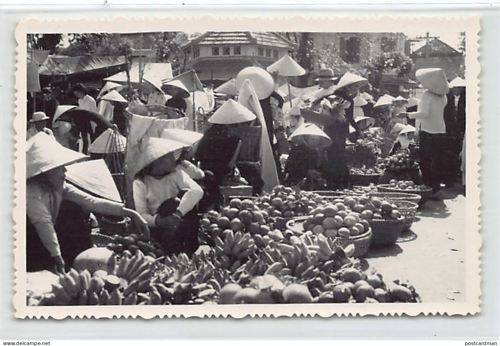 Viet Nam - NHA TRANG - Le Marché - CARTE PHOTO Ed. Ba Giai - Viêt-Nam