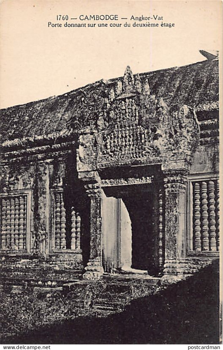 Cambodge - ANGKOR VAT - Porte Donnant Sur Une Cour Du 2ème étage - Ed. P. Dieulefils 1760 - Cambodge