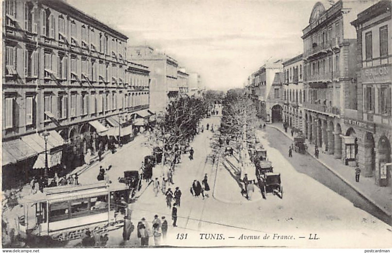 TUNIS - Avenue De France - Au Bon Marché - Tramway - Ed. LL 131 - Tunesien