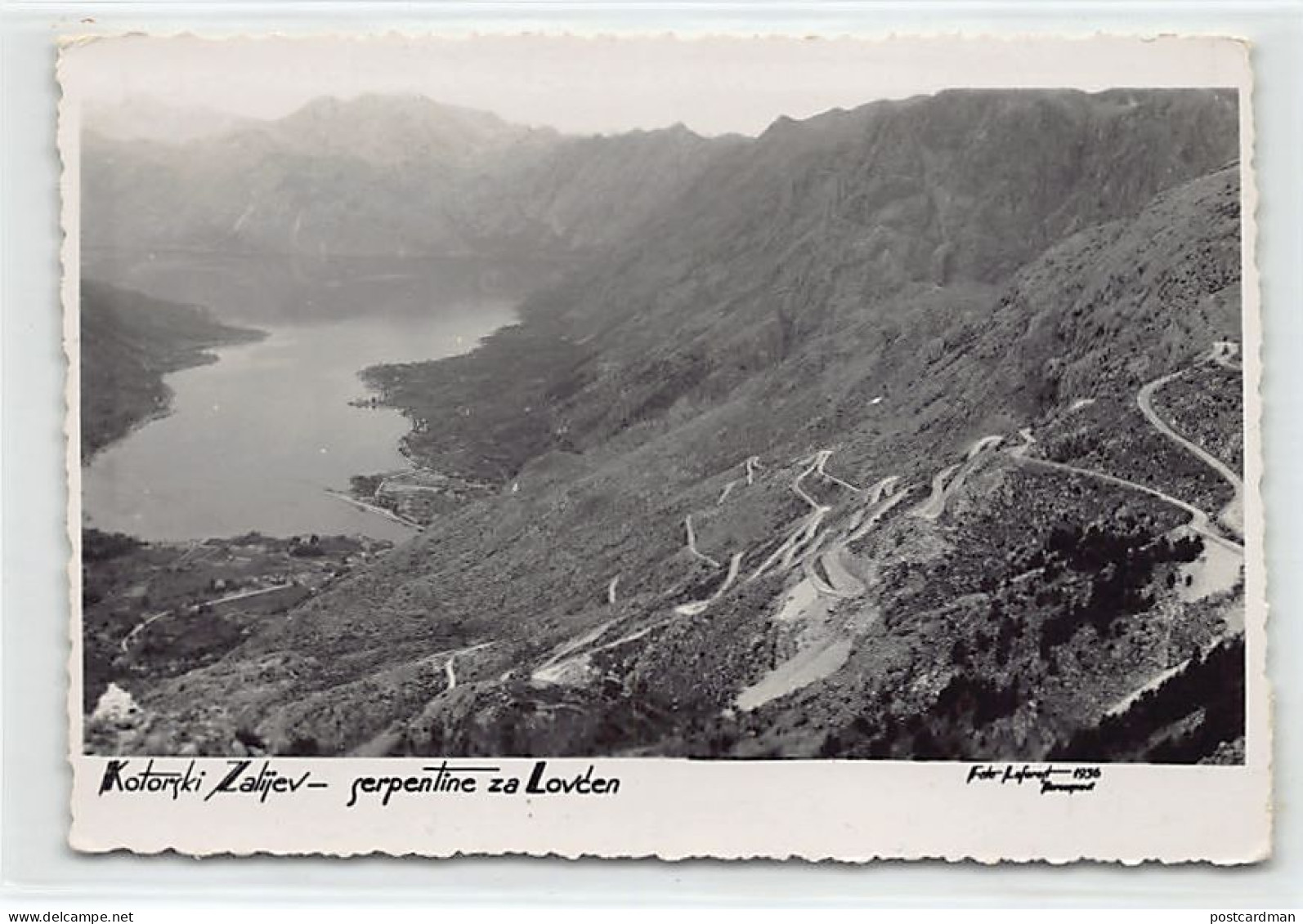 Montenegro - Kotorski Zalijev - Serpentine Za Lovcen - Publ. Laforest 1936  - Montenegro