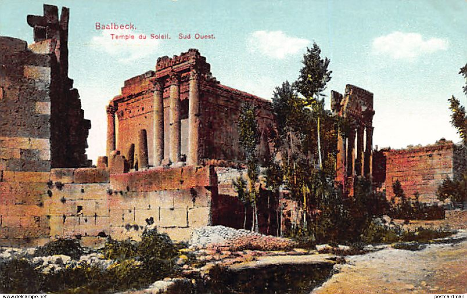 Liban - BAALBEK - Temple Du Soleil - Sud Ouest - Ed. André Terzis & Fils  - Lebanon