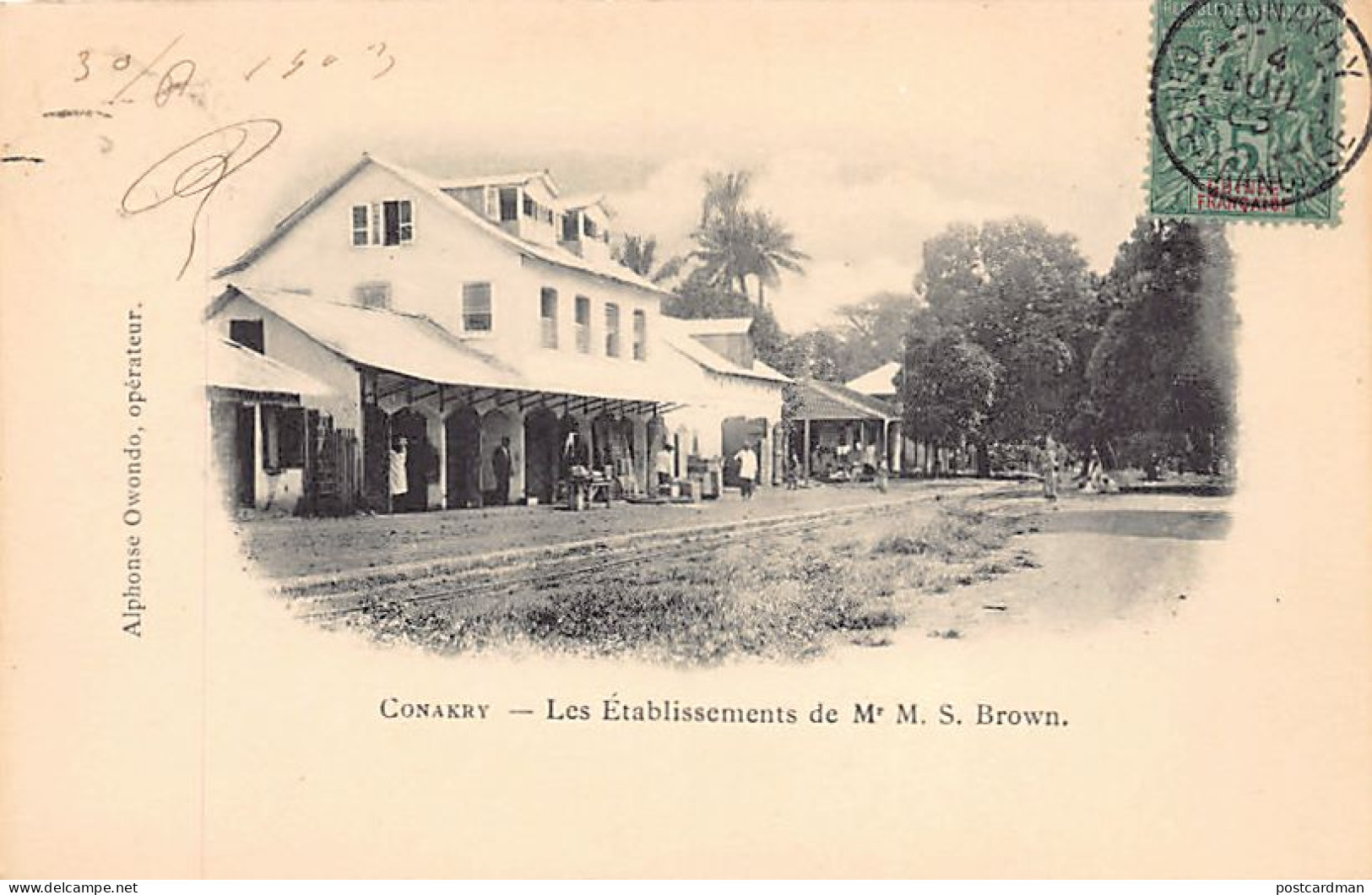 Guinée - CONAKRY - Les établissements De M. M. S. Brown - Ed. Alphonse Owondo  - Guinée