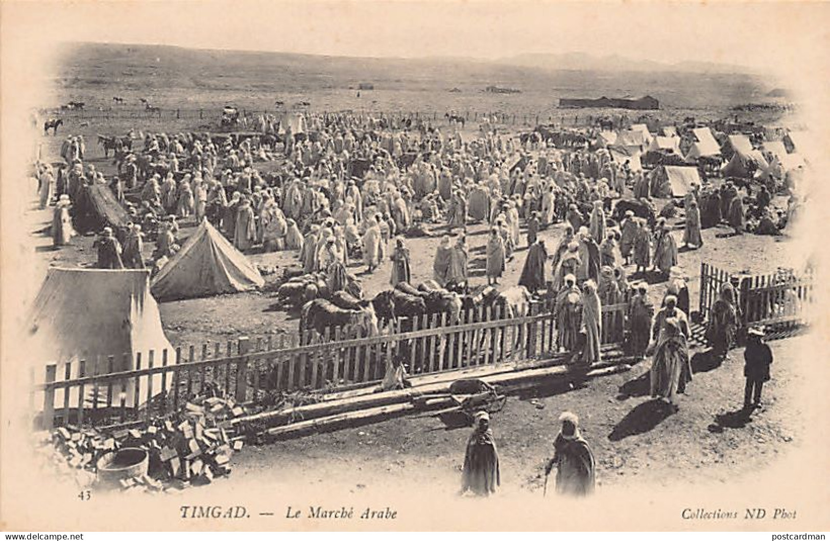 TIMGAD - Marché Arabe - Ed. ND Phot. Neurdein 43 - Autres & Non Classés