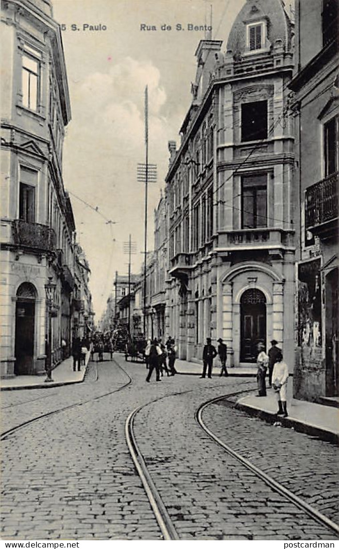 Brasil - SAO PAULO - Rua De S. Bento - Ed. Typ. Brasil, Rothschild & Co. 5 - São Paulo