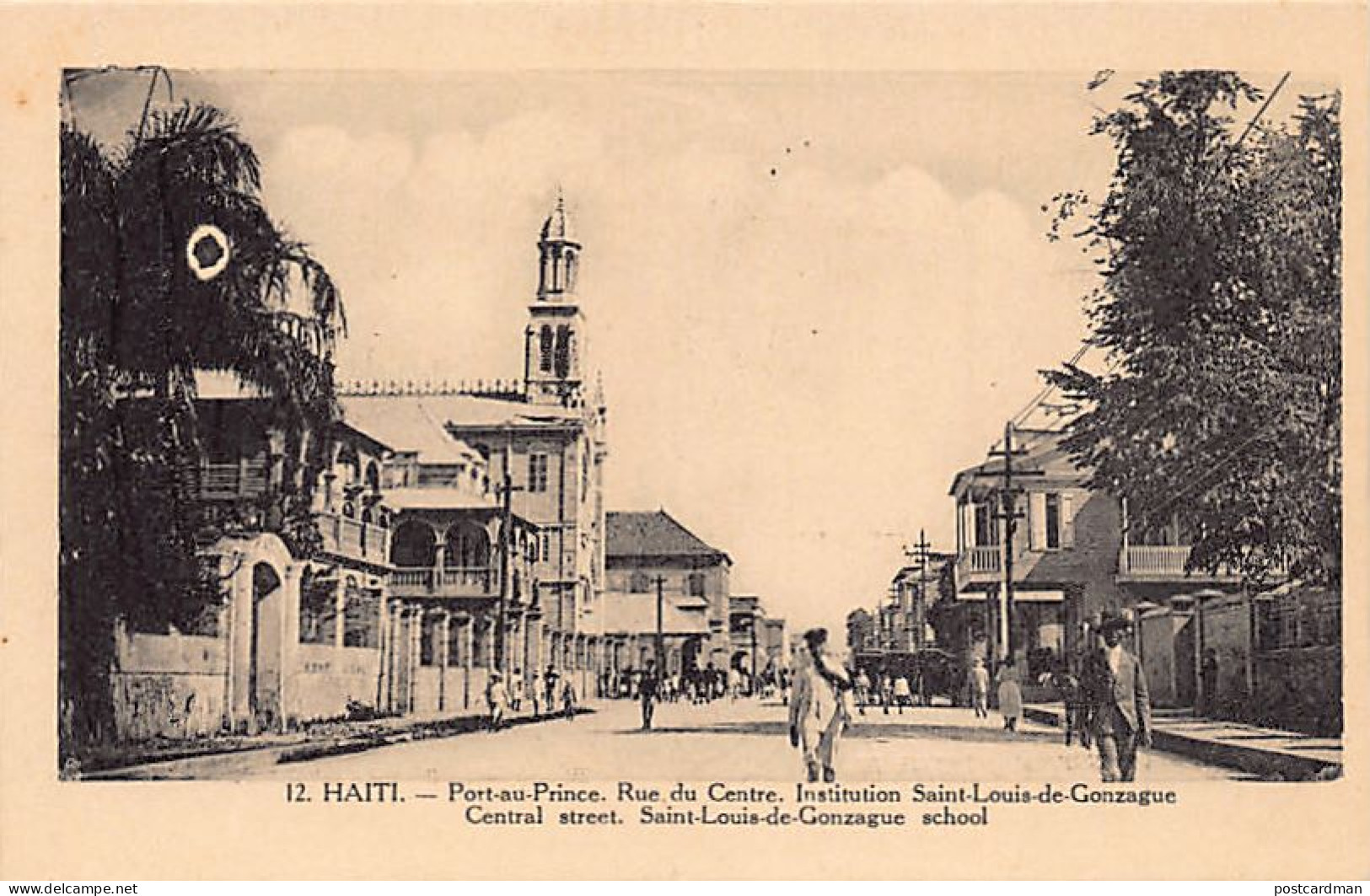 Haiti - PORT AU PRINCE - Central Street, Saint-Louis-de-Gonzague School - Ed. Thérèse Montas 12 - Haïti