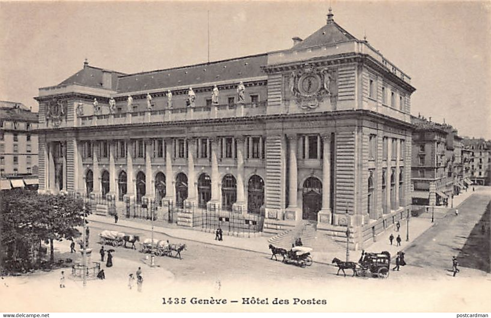 GENÈVE - Hôtel Des Postes - Ed. Inconnu 1435 - Genève