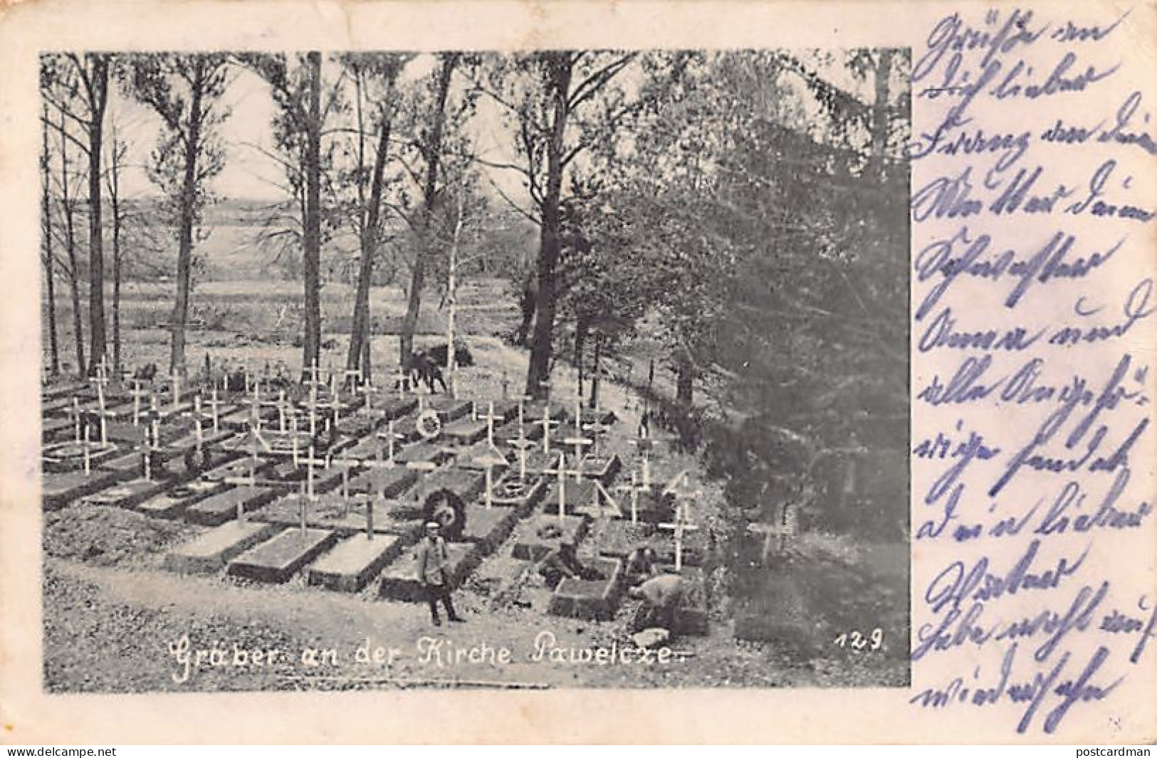 Ukraine - PAWLIWKA Pawełcze - Graves At The Church - World War One - Ukraine