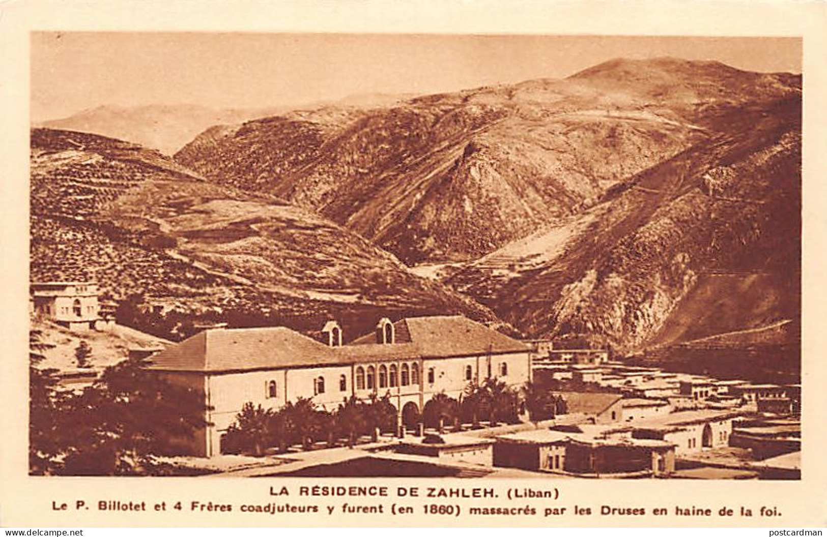 Liban - ZAHLÉ - La Résidence - Ed. Mission Des Jésuites Français En Syrie  - Lebanon
