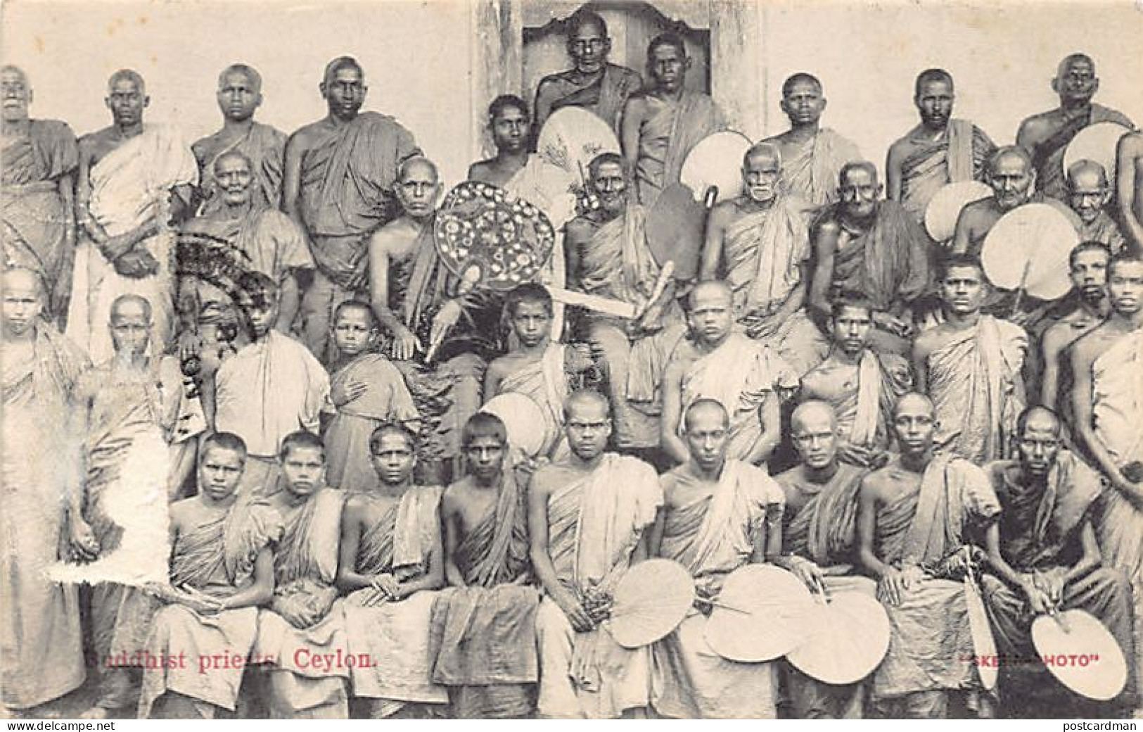 SRI LANKA - Budhist Priests - Publ. Skeen-Photo  - Sri Lanka (Ceylon)