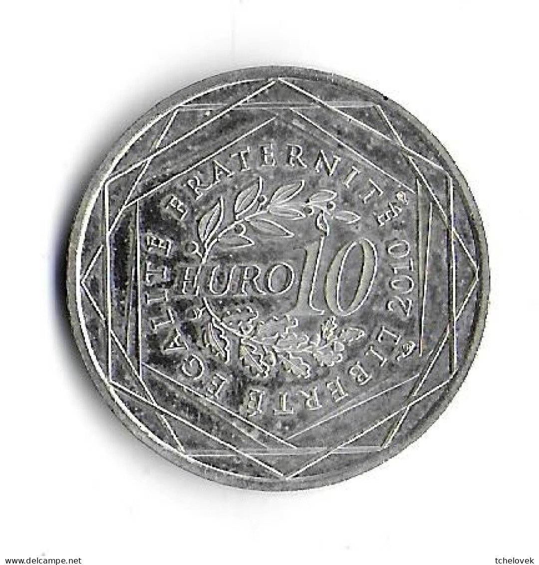 (Monnaies). France 10 Euros Des Regions Argent Ag Basse Normandie 2010 - Frankreich