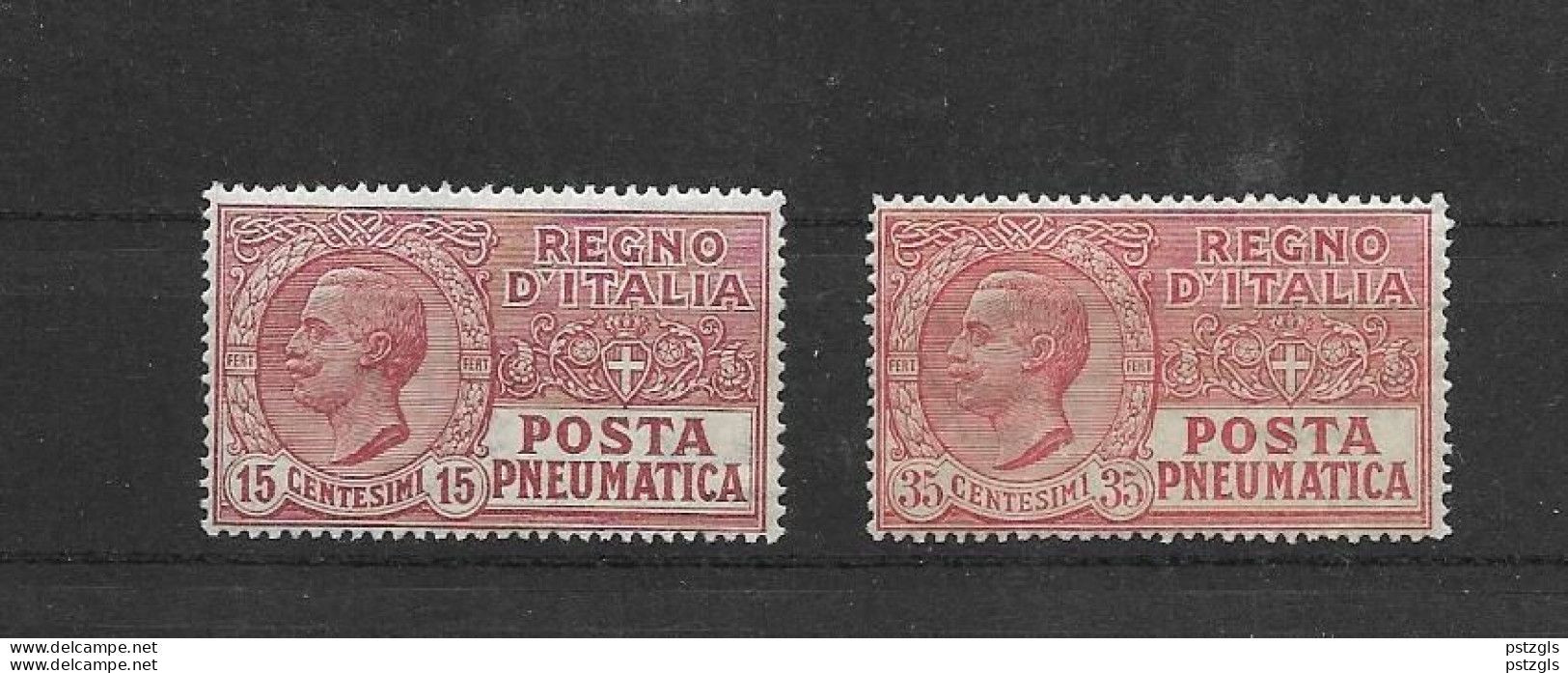Italia 1927/28 - 12/13 MH - Pneumatic Mail