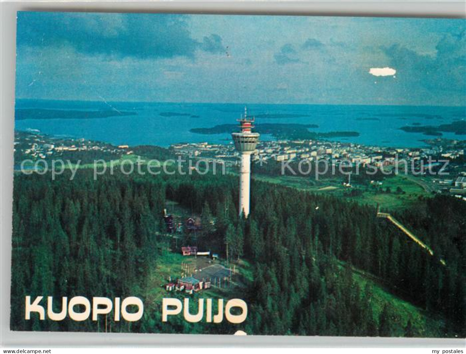 73167954 Kuopio Fliegeraufnahme Puijo Sendeturm   - Finlande