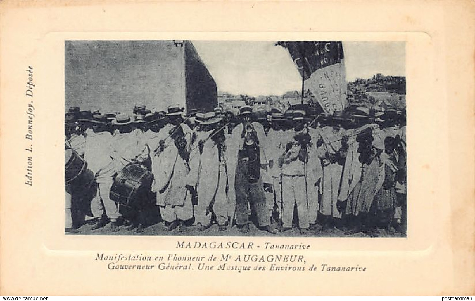 Madagascar - TANANARIVE - Manifestation En L'honneur De M. Augagneur, Gouverneur Général - Une Musique Des Environs - Ed - Madagascar