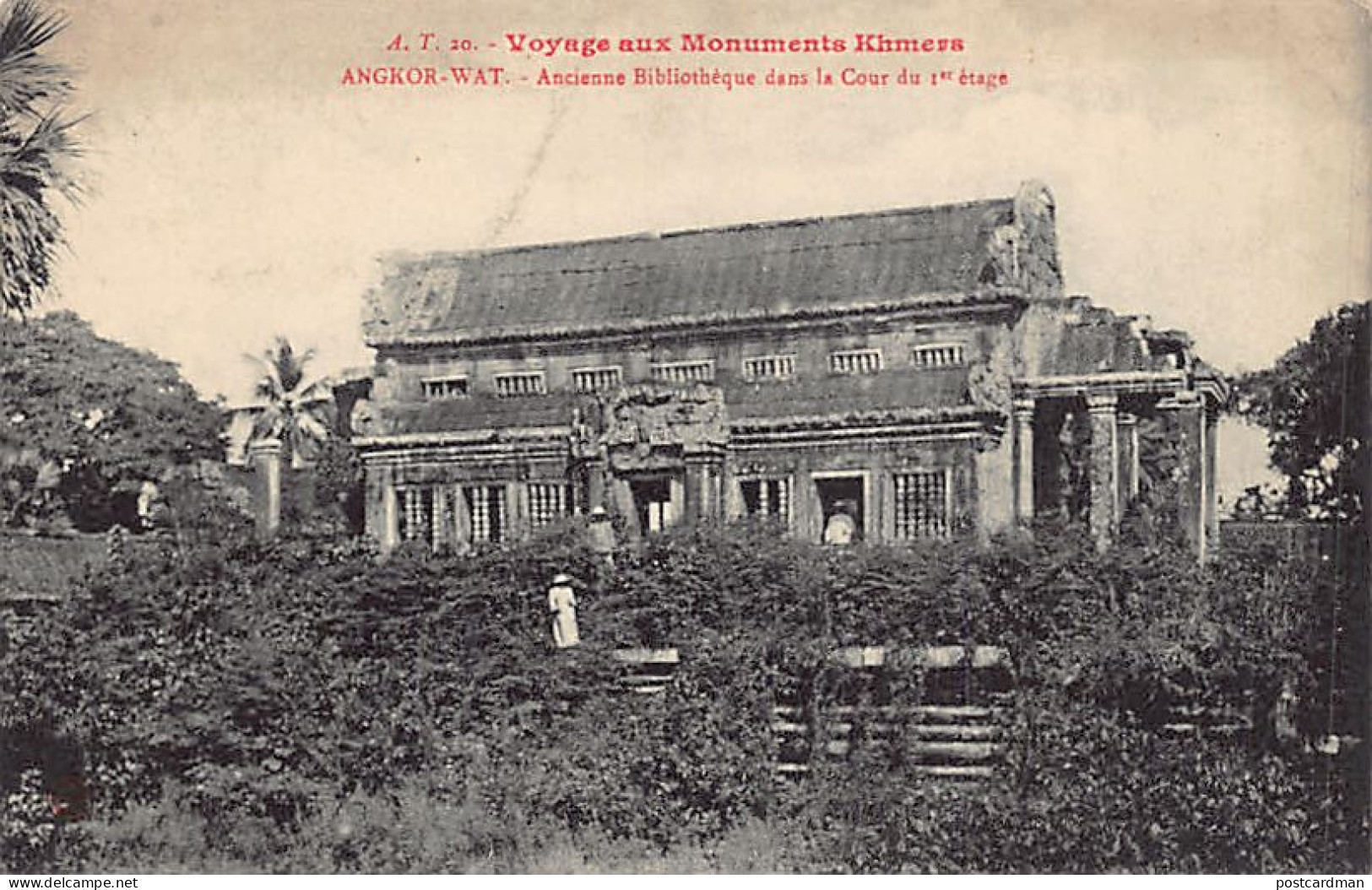 Cambodge - Voyage Aux Monuments Khmers - ANGKOR VAT - Ancienne Bibliothèque - Ed. A. T. 20 - Cambodia
