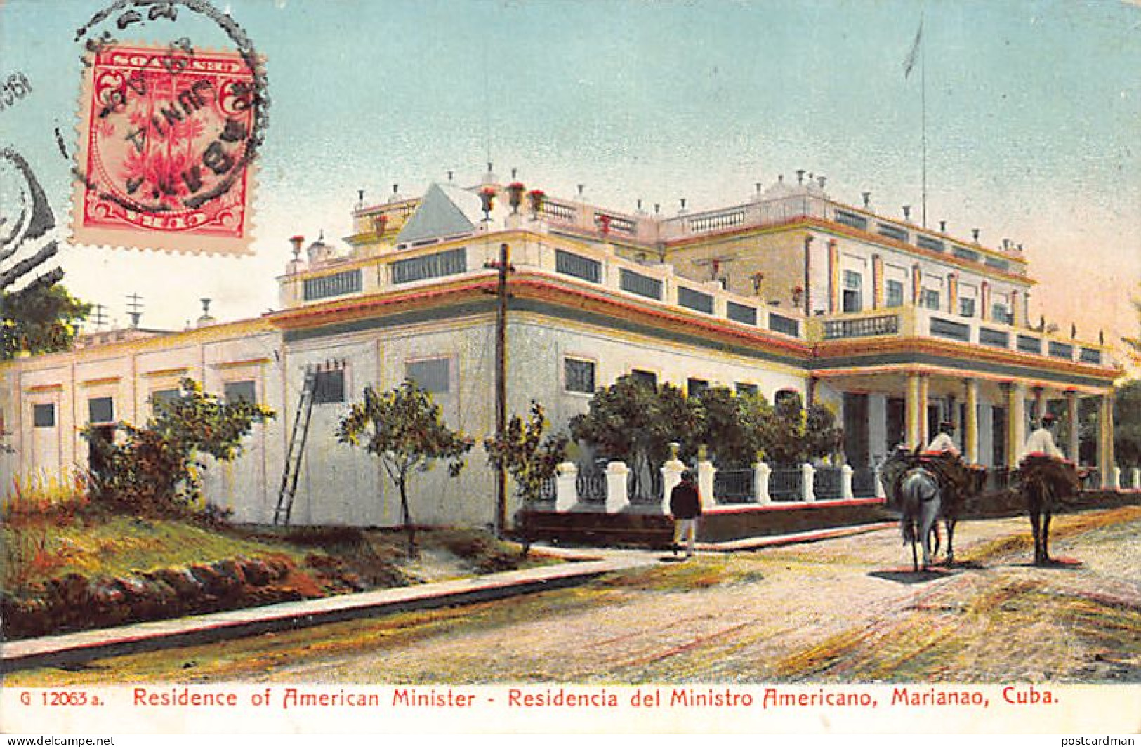 Cuba - LA HABANA - Residencia Del Ministro Americano, Mariano Ed. The Rotograph Co. 12063 - Kuba