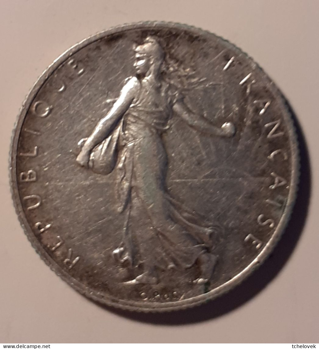 (Monnaies). France. 2 Fr 1919. Semeuse. Argent. - 2 Francs