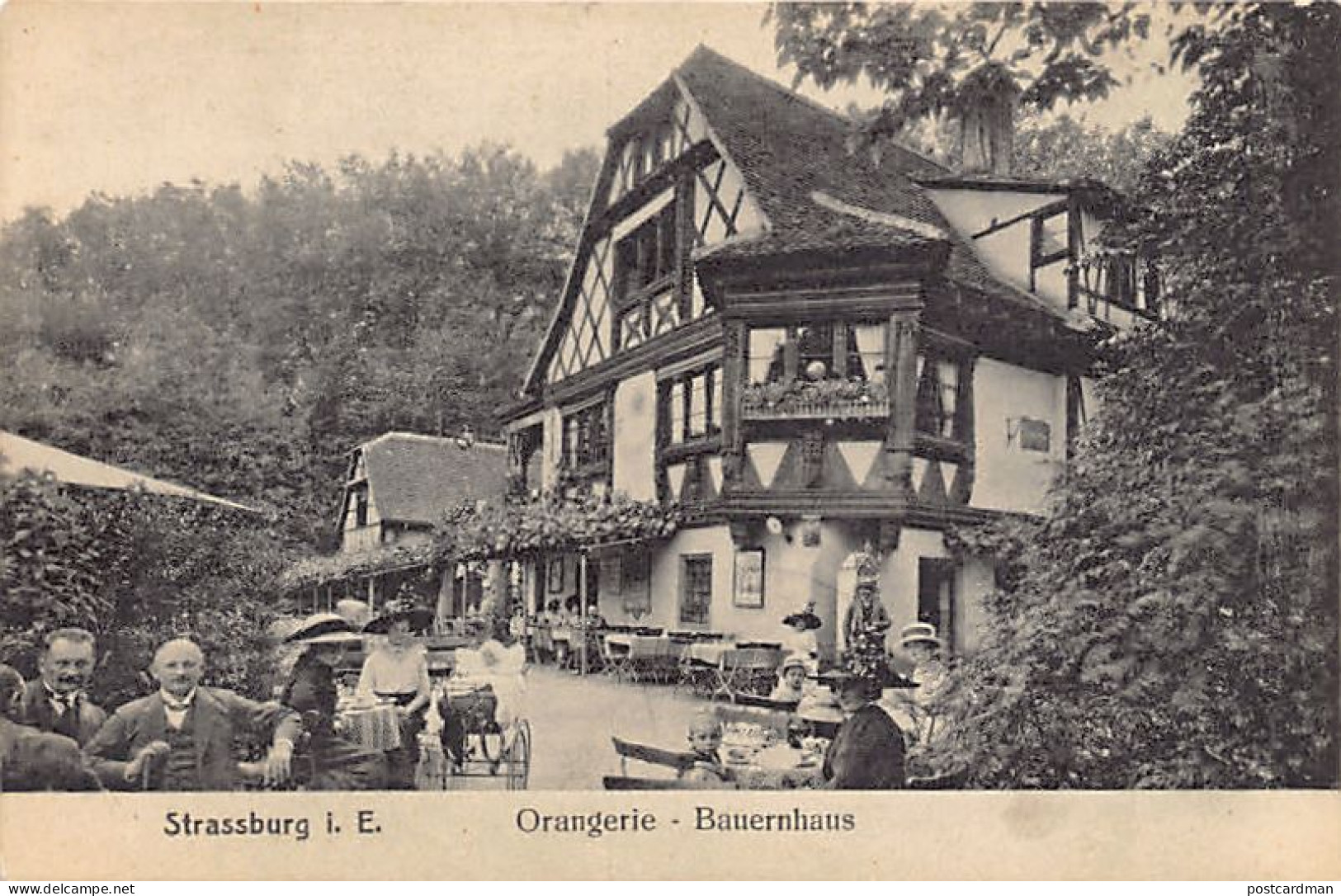 STRASBOURG - L'Orangerie - Bauernhaus - Ed. Jul Manias - Straatsburg