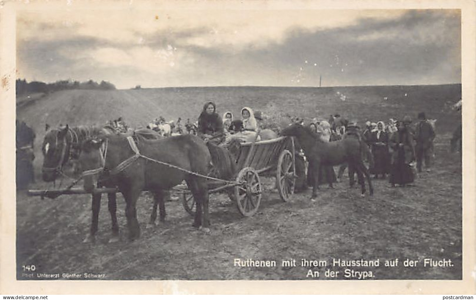 Ukraine - On The Strypa - Ruthenians Fleeing With Their Household During World War One - Publ. P. Wever  - Ucraina