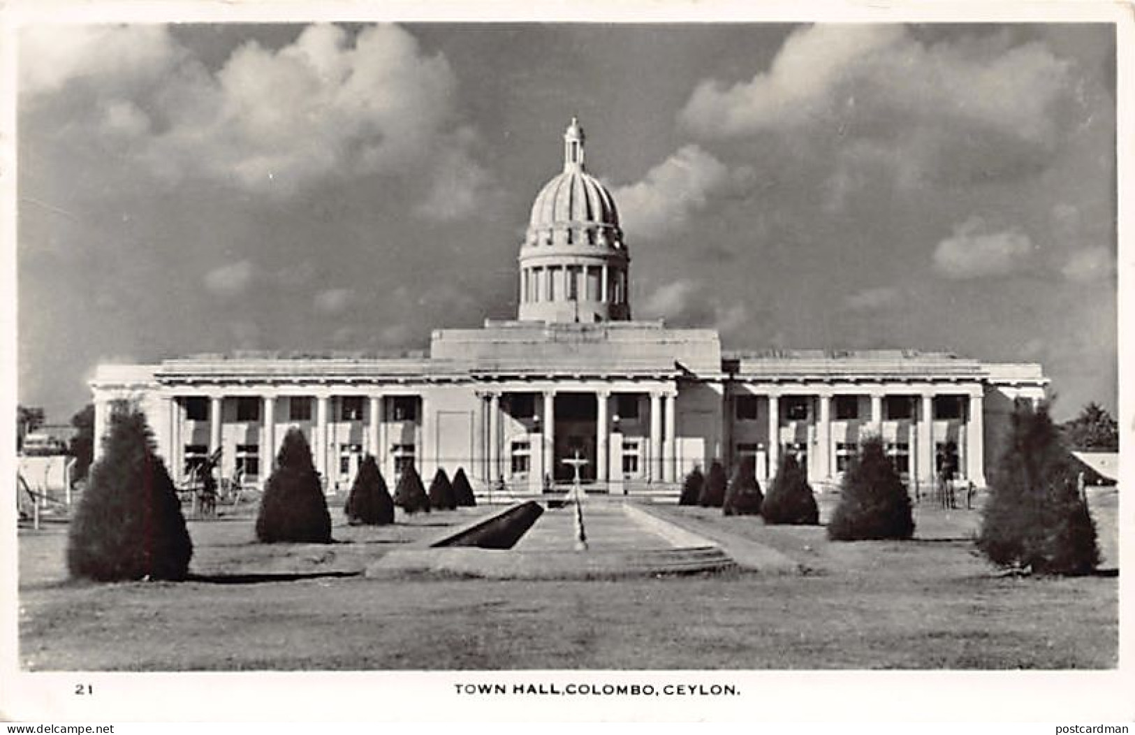 Sri Lanka - COLOMBO - Town Hall - Publ. Ceylon Pictorials 21 - Sri Lanka (Ceylon)