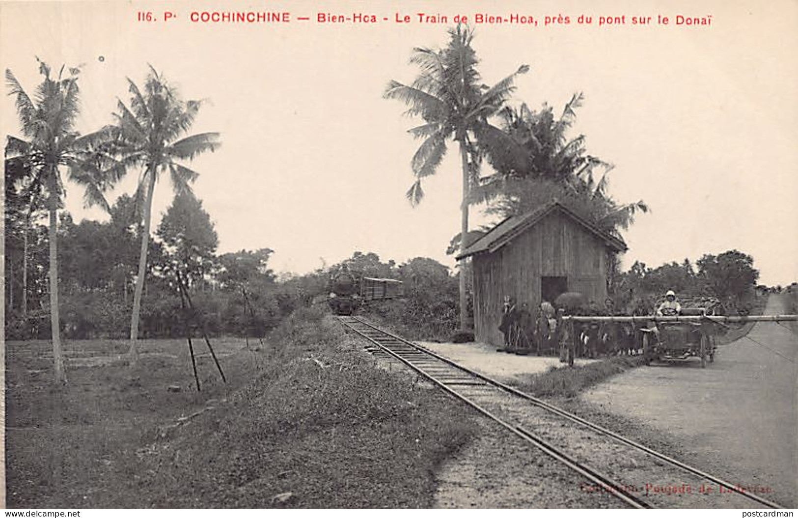 Vietnam - BIEN HOA - Le Train De Bien-Hoa, Près Du Pont Sur La Rivière Donaï - Ed. Poujade De Ladevèze 116 - Vietnam