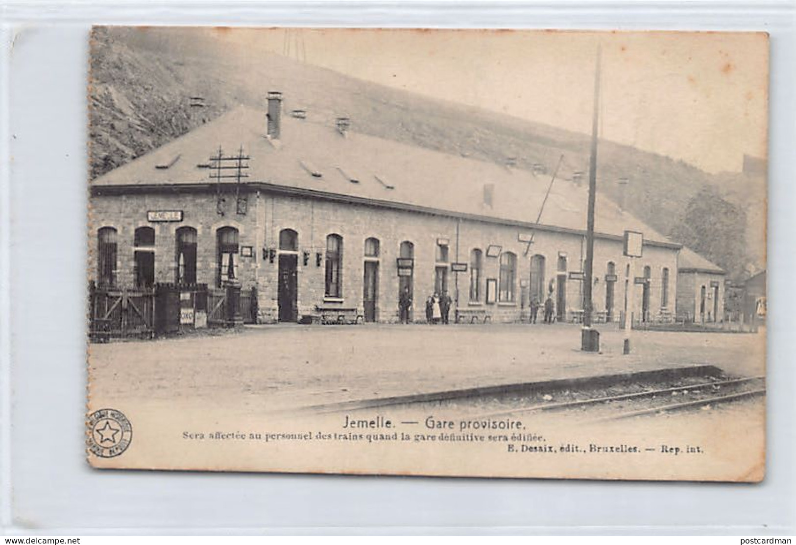Belgique - JEMELLE (Namur) La Gare Provisoire - Other & Unclassified