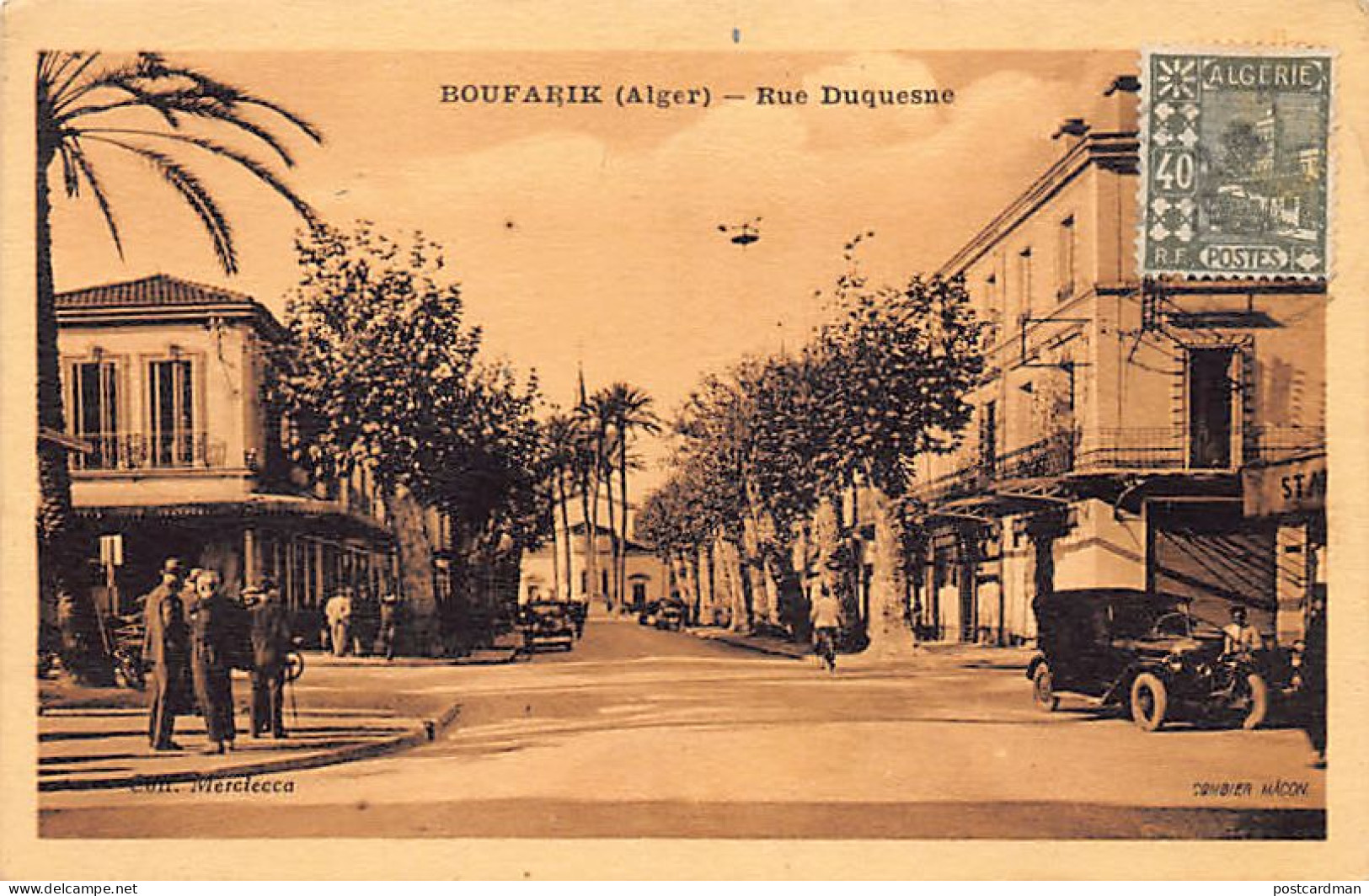 Algérie - BOUFARIK - Rue Duquesne - Ed. Merciecca  - Other & Unclassified