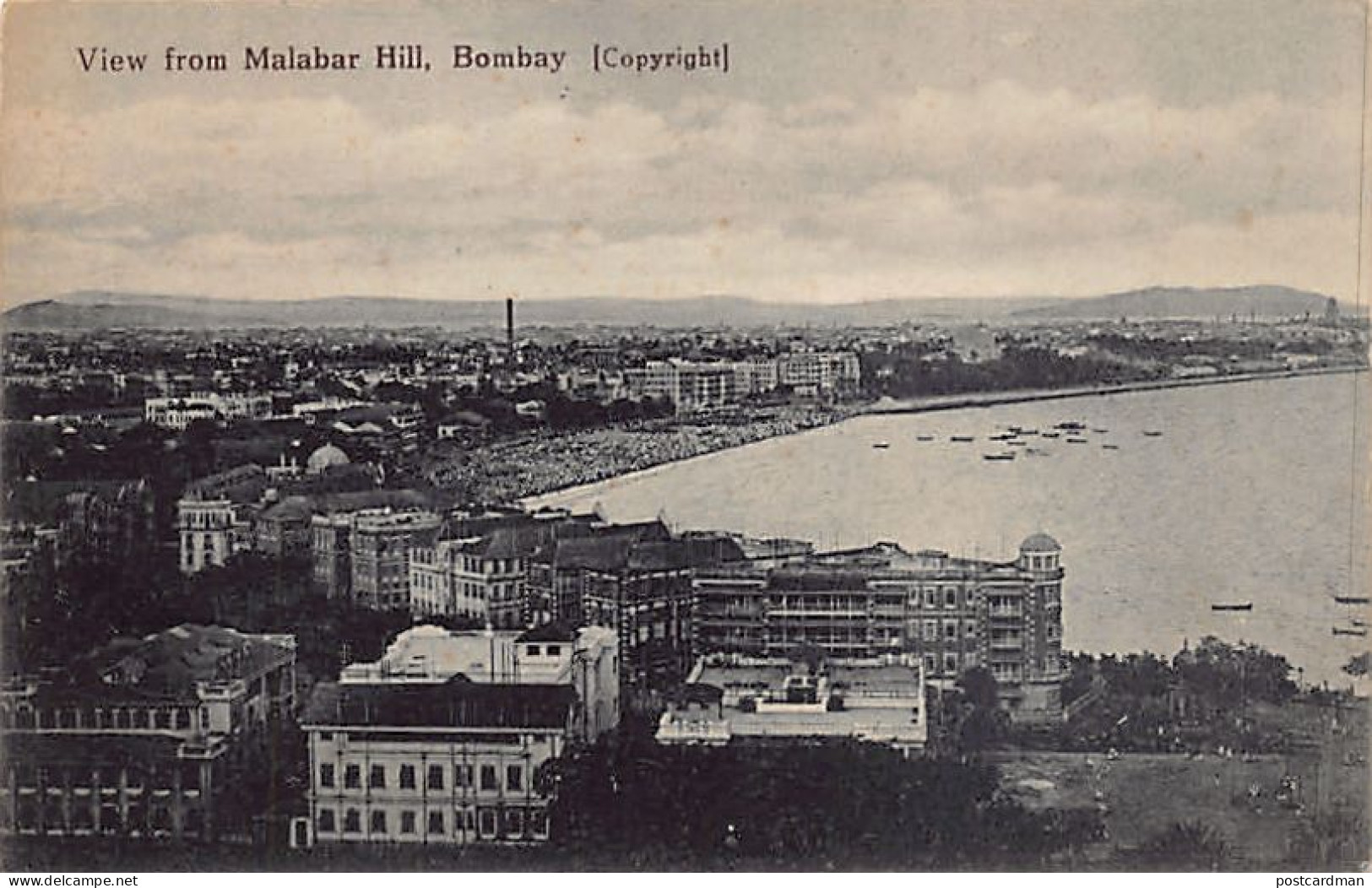 India - MUMBAI Bombay - View From Malabar Hill - India