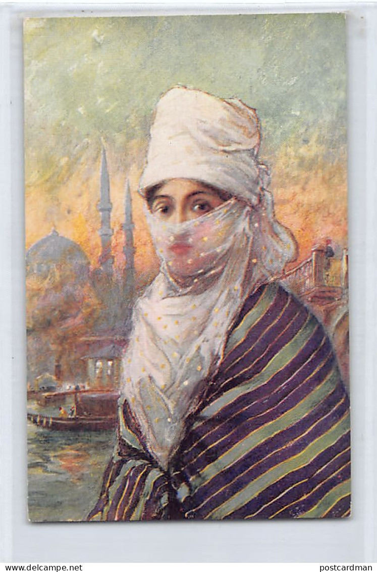 Turkey - Dame Turque - Turkish Lady - Publ. E. F. Rochat 501 - Turquie