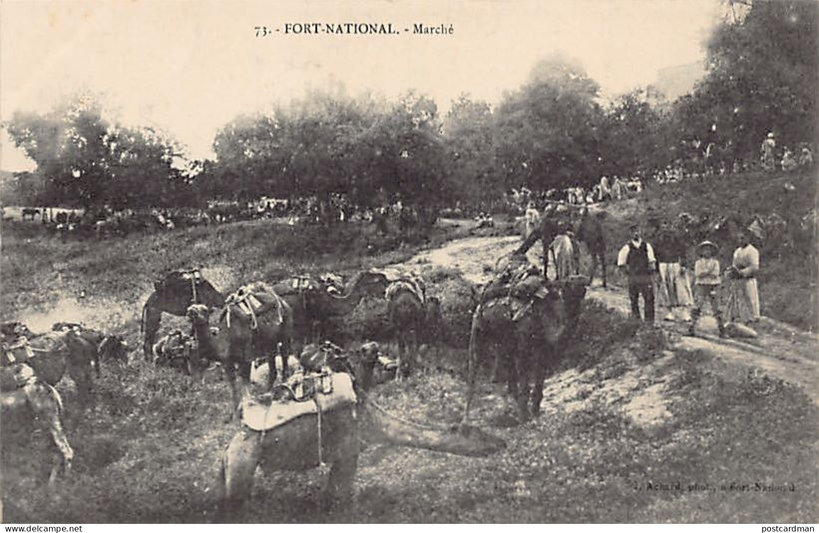 Kabylie - FORT NATIONAL Larbaa Nath Irathen - Marché - Autres & Non Classés