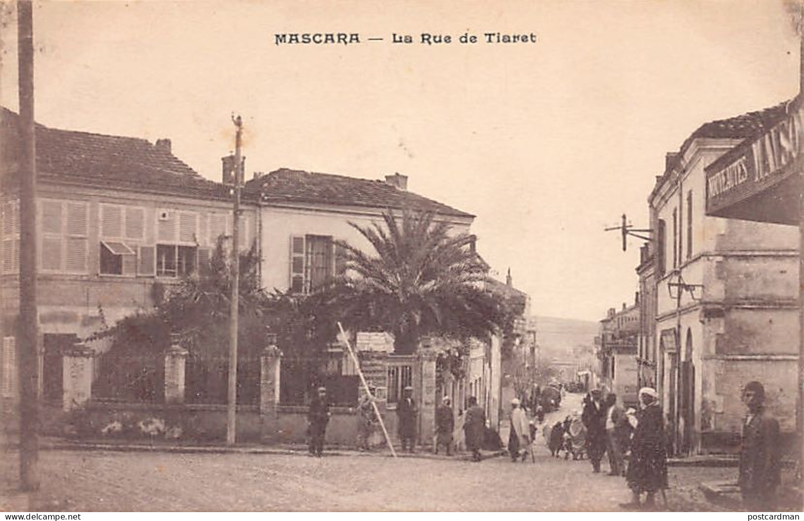 MASCARA - La Rue De Tiaret - Ed. Inconnu  - Autres & Non Classés