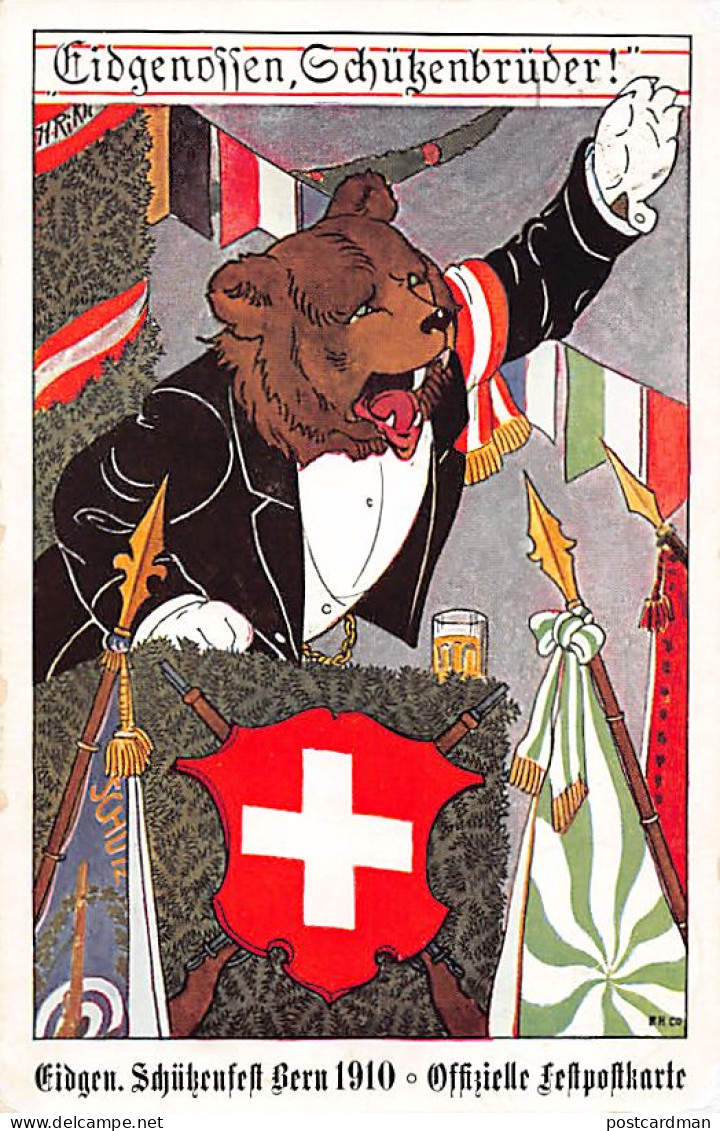 BERN - Eidgen. Schützenfest 1910 - Bär - Bear - Ours - Verlag Benteli  - Berne