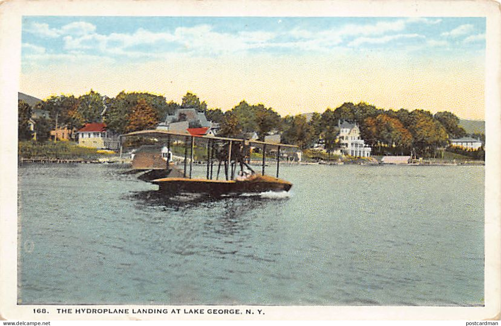 LAKE GEORGE (NY) The Hydroplane Landing - Lake George