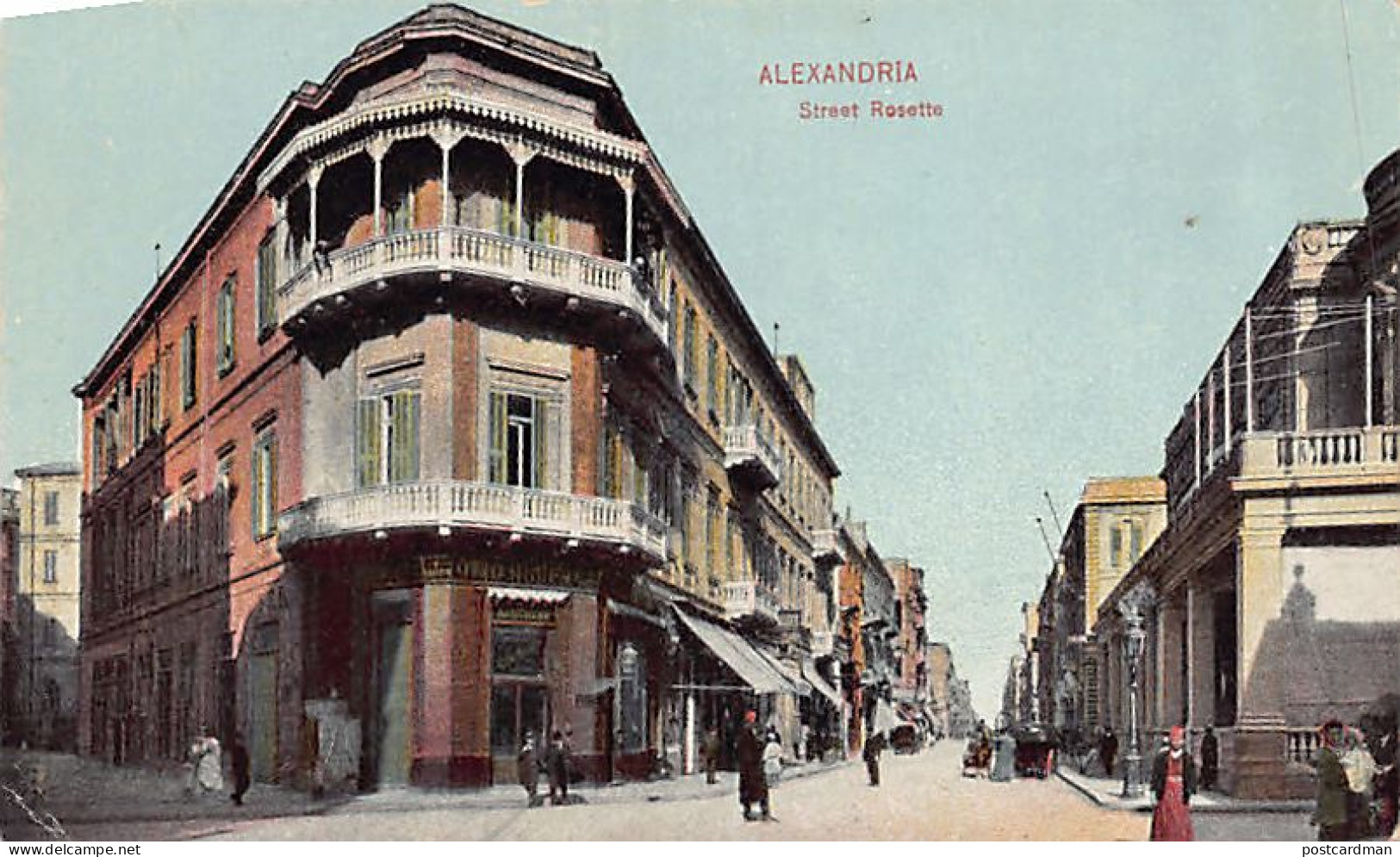 Egypt - ALEXANDRIA - Street Rosette - Publ. The Cairo Postcard Trust  - Alexandria