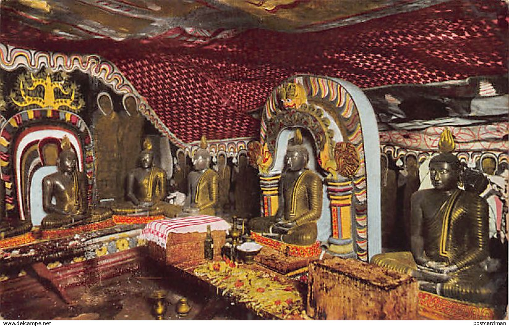 Sri Lanka - DAMBULLA - Interior Of Rock Temple - Publ. John & Co. 171 - Sri Lanka (Ceylon)