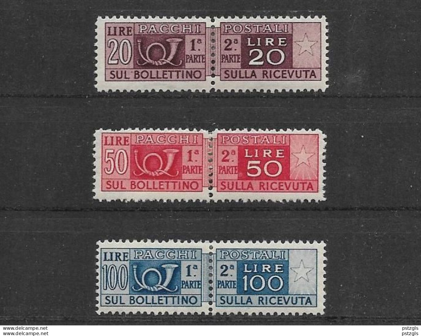 Italia 1946/54 Colis Postaux / 60-62-63 MH - 1946-60: Ungebraucht