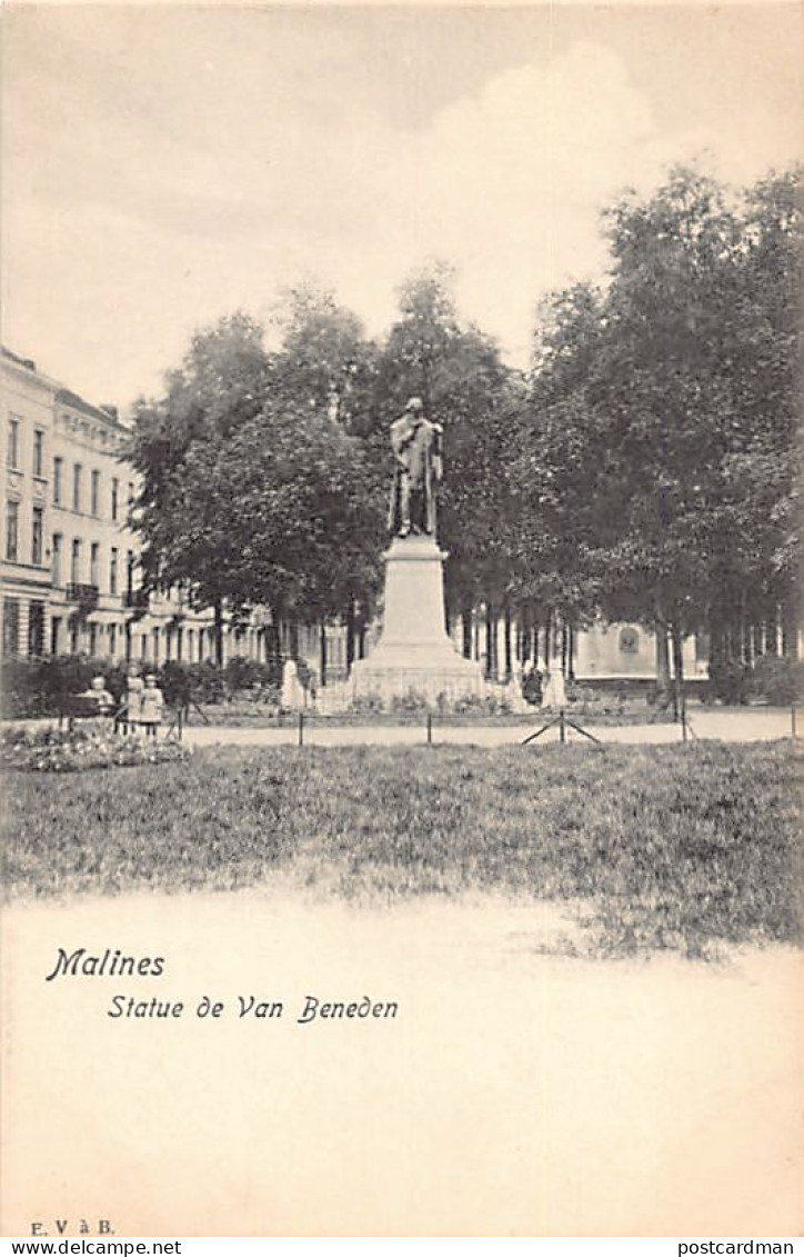 MECHELEN (Ant.) Standbeeld Van Van Bedden - Uitg. E.V.  - Mechelen