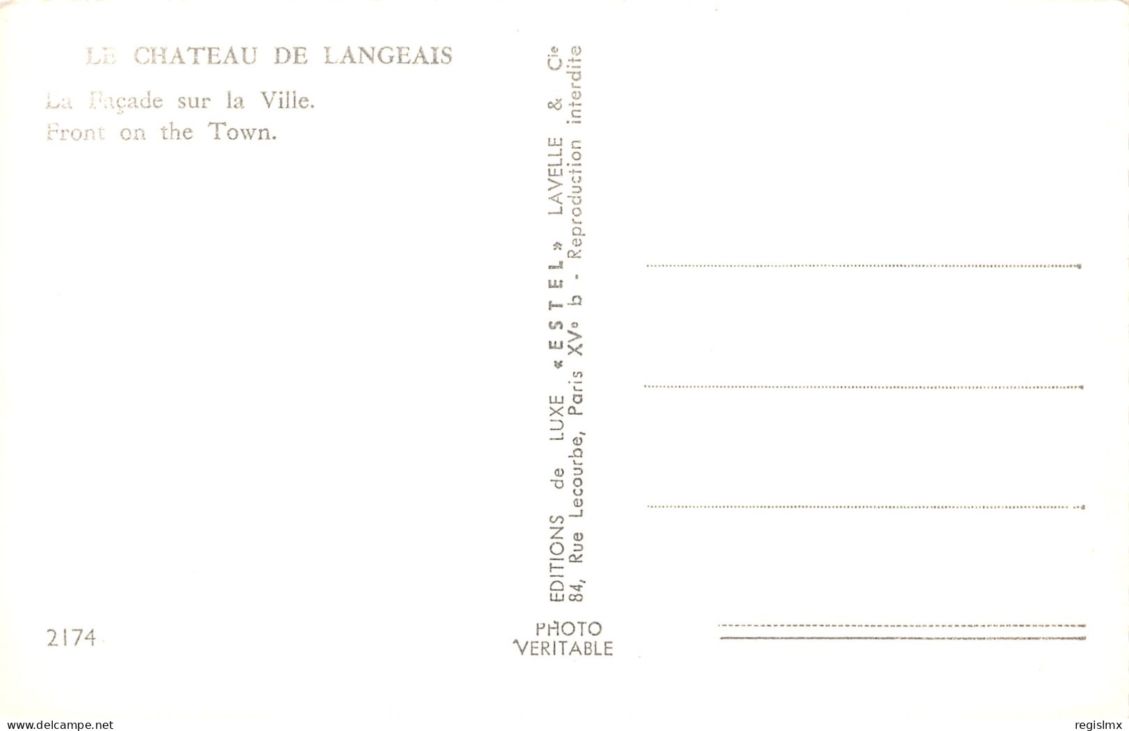 37-LANGEAIS-N°T2516-H/0177 - Langeais