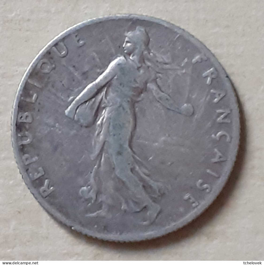 (Monnaies). France. 50 C 1905 Et 1908. Semeuse. Argent. - 50 Centimes