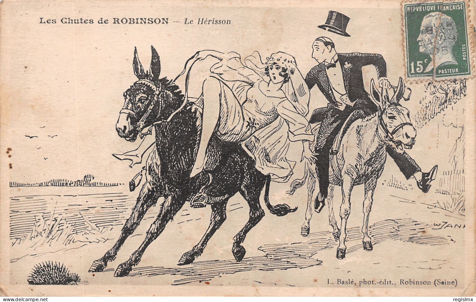 HU-HUMOUR LES CHUTES DE ROBINSON LE HERISSON-N°T2517-G/0163 - Humour