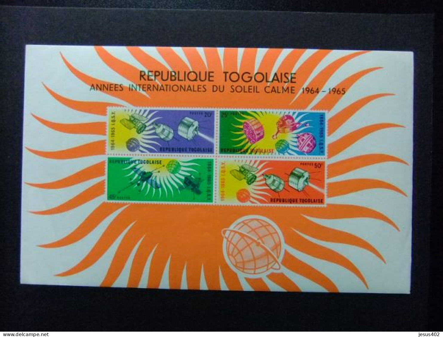 55 TOGO REPUBLIQUE TOGOLAISE 1964 / AÑO INTERNACIONAL Del SOL / YVERT BLOC 13 ** MNH - Togo (1960-...)