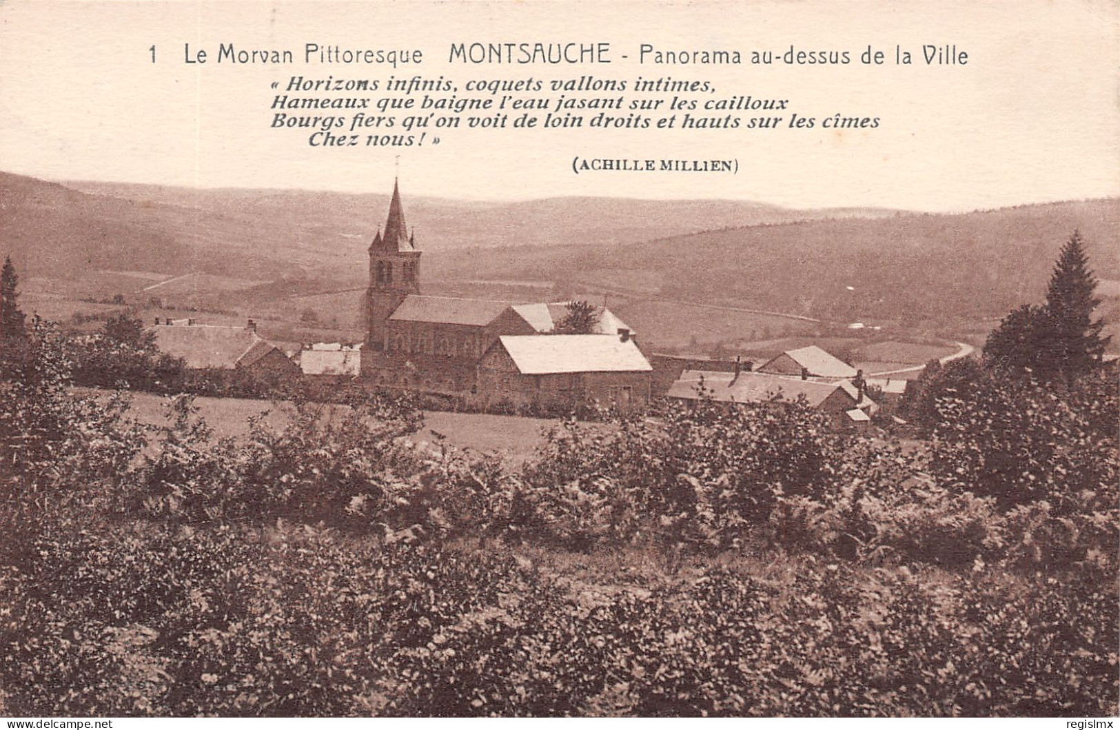 58-MONTSAUCHE-N°T2518-C/0099 - Montsauche Les Settons