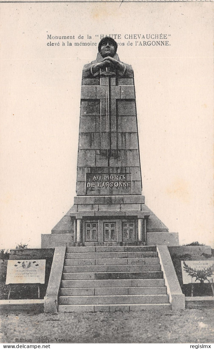 55-LACHALADE MONUMENT DE LA HAUTE CHEVAUCHEE-N°T2518-H/0045 - Other & Unclassified