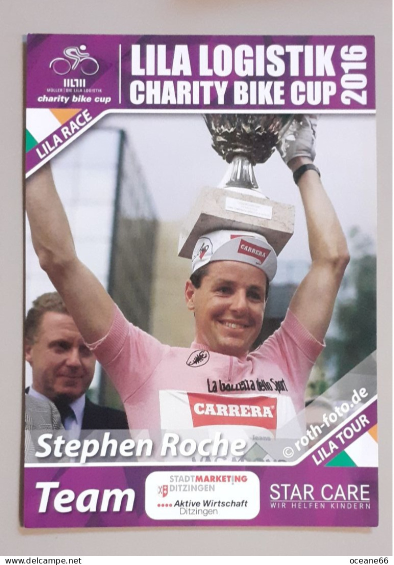Stephen Roche Lila Logistik Charity Bike Cup 2016 - Cycling