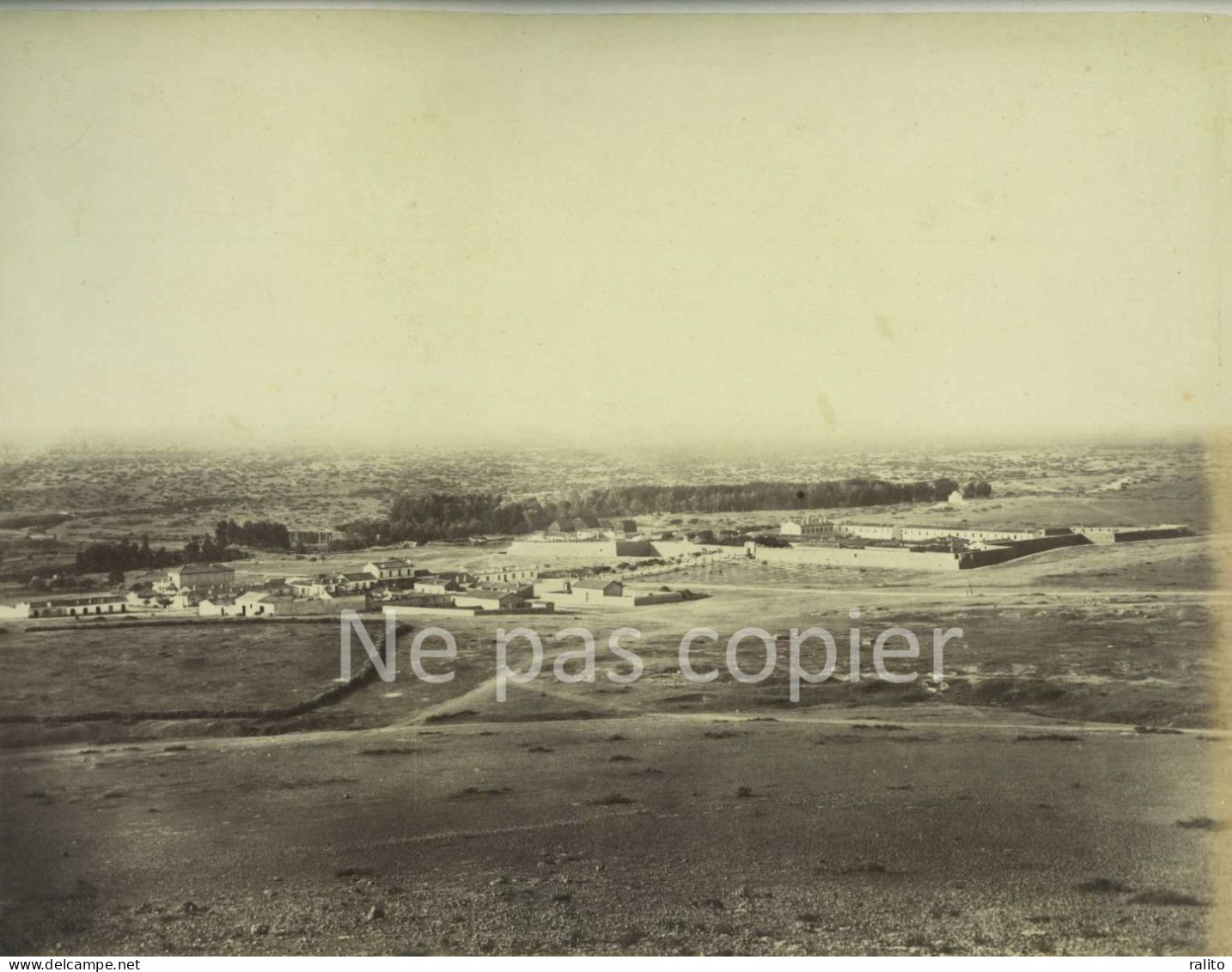 MAGHNIA Vers 1860 ALGERIE Grande Photo 21 X 27 Cm Lalla Maghnia - Old (before 1900)