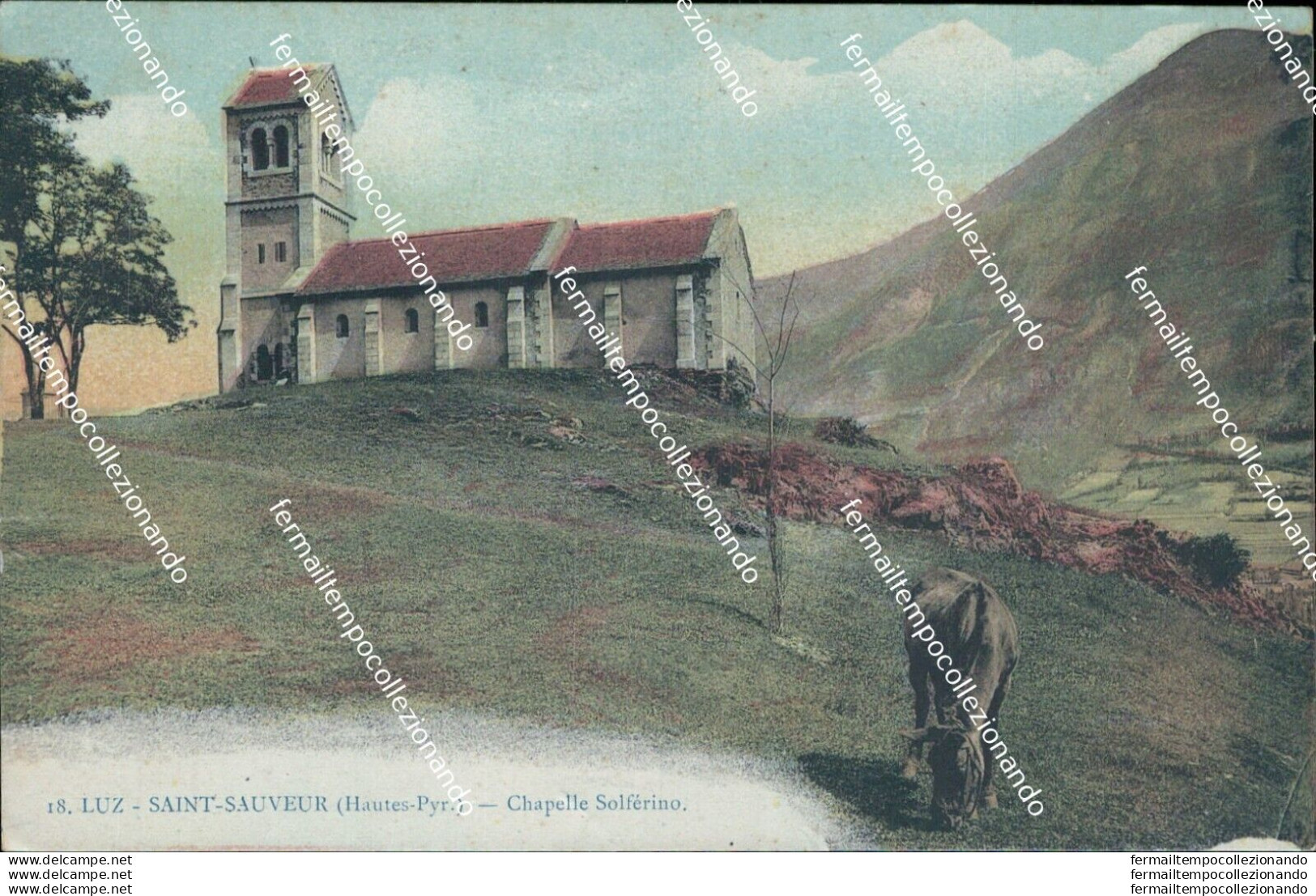 Ap458 Cartolina Saint Sauveur Chapelle Solferino - Autres & Non Classés