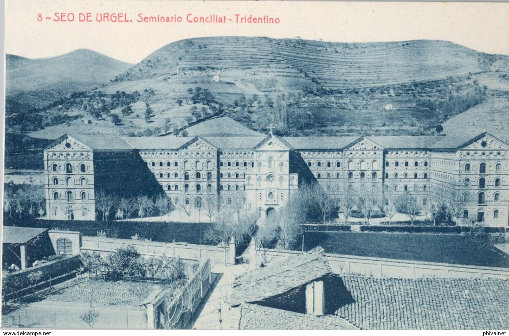 SEMINARIO CONCILIAR TRIDENTINO , ED. LA MARAVILLA / THOMAS Nº 8  - SEO DE URGEL / SEU D'URGELL , T.P. NO CIRCULADA - Lérida