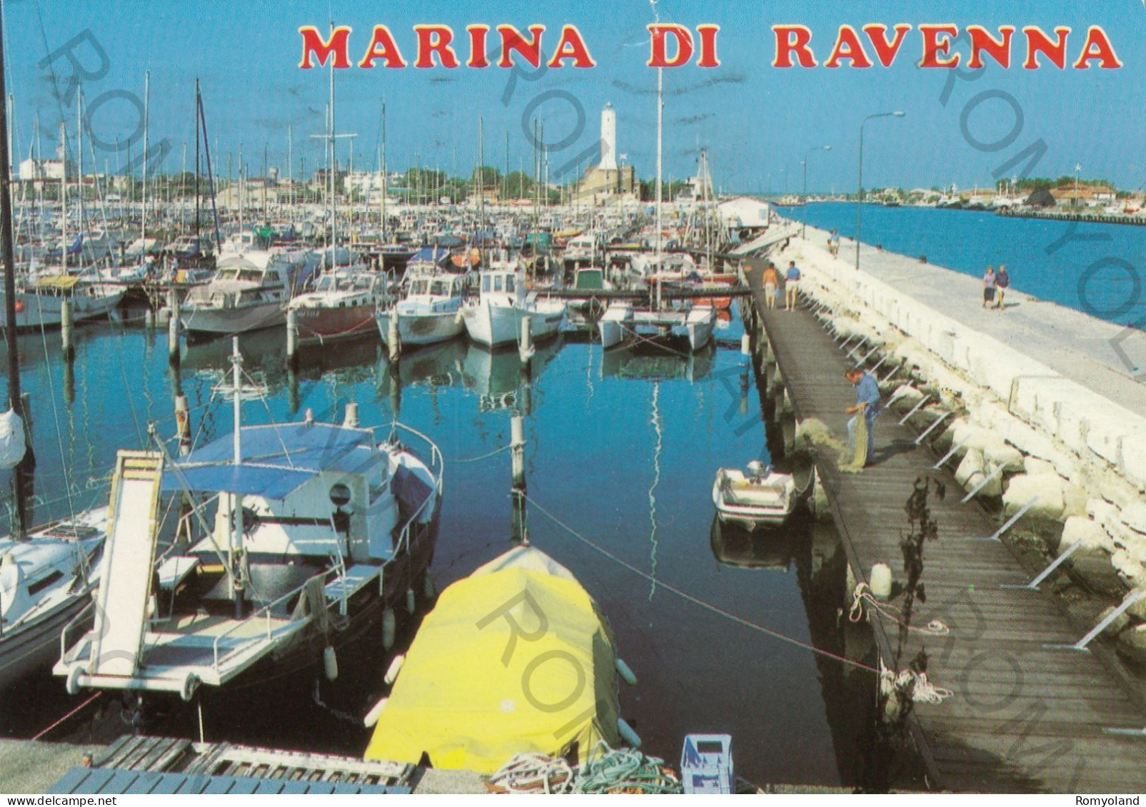 CARTOLINA  C12 MARINA DI RAVENNA,EMILIA ROMAGNA-SPIAGGIA,MARE,SOLE,ESTATE,LUNGOMARE,VACANZA,BELLA ITALIA,VIAGGIATA 1987 - Ravenna